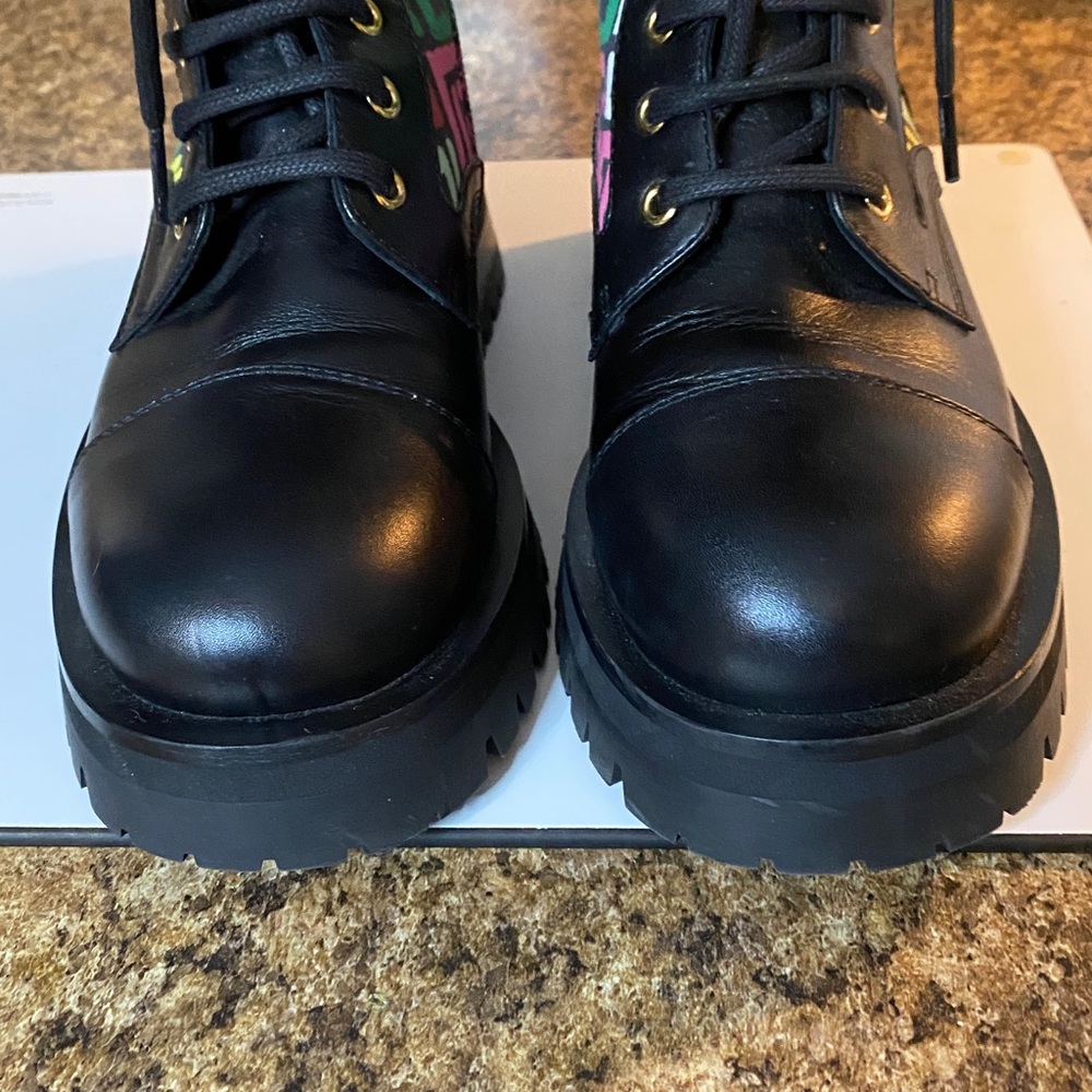 Balmain Charlie leather Combat boots - Picture 9 of 15